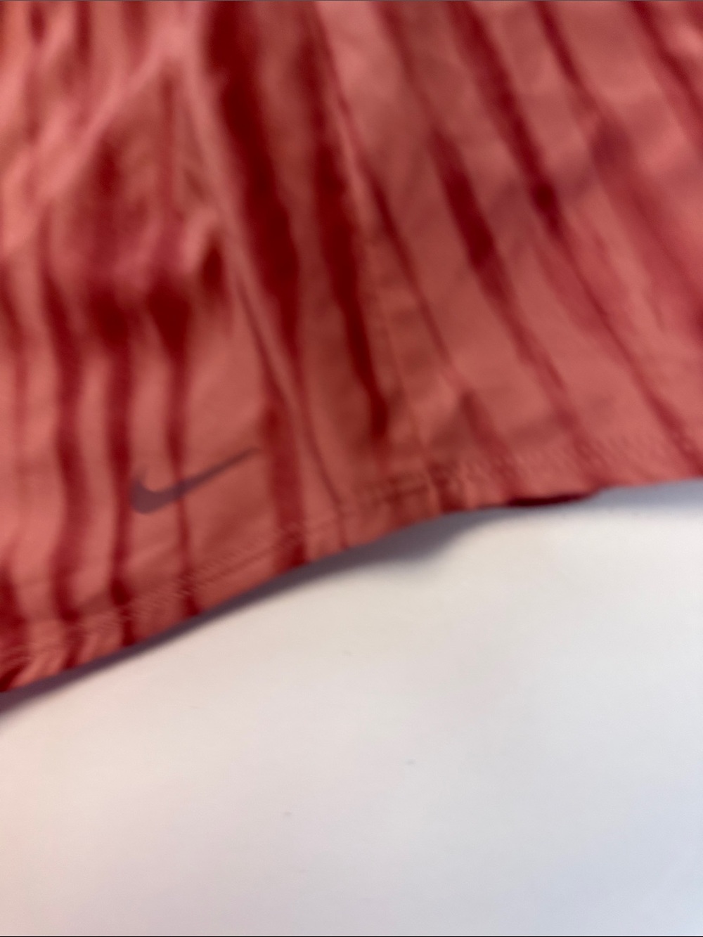 Nike Women's Rust Tie-Dye Athletic Shorts - Picture 7 of 8